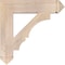 Ekena Millwork Balboa Arts & Crafts Smooth Bracket, Douglas Fir, 5 1/2"W x 28"D x 28"H BKT06X28X28BOA03SDF - alternate 2